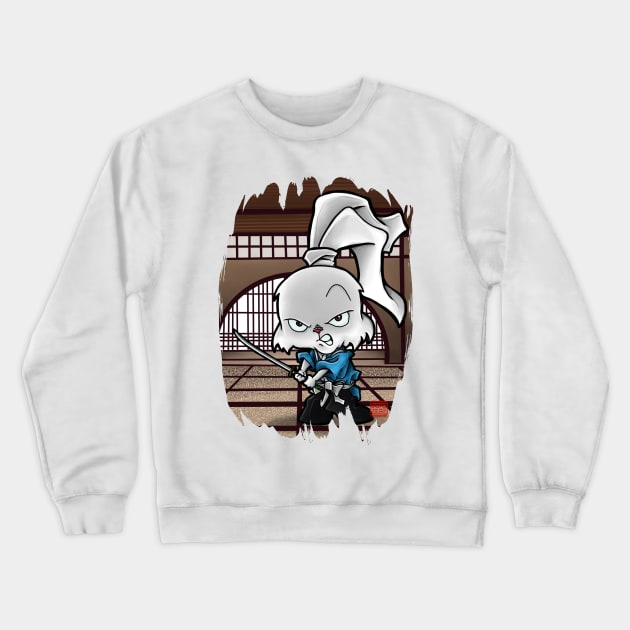 Usagi Yojimbo Paint Swash Crewneck Sweatshirt by steviezee